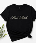 “Bad Bitch” cursive tee‼️